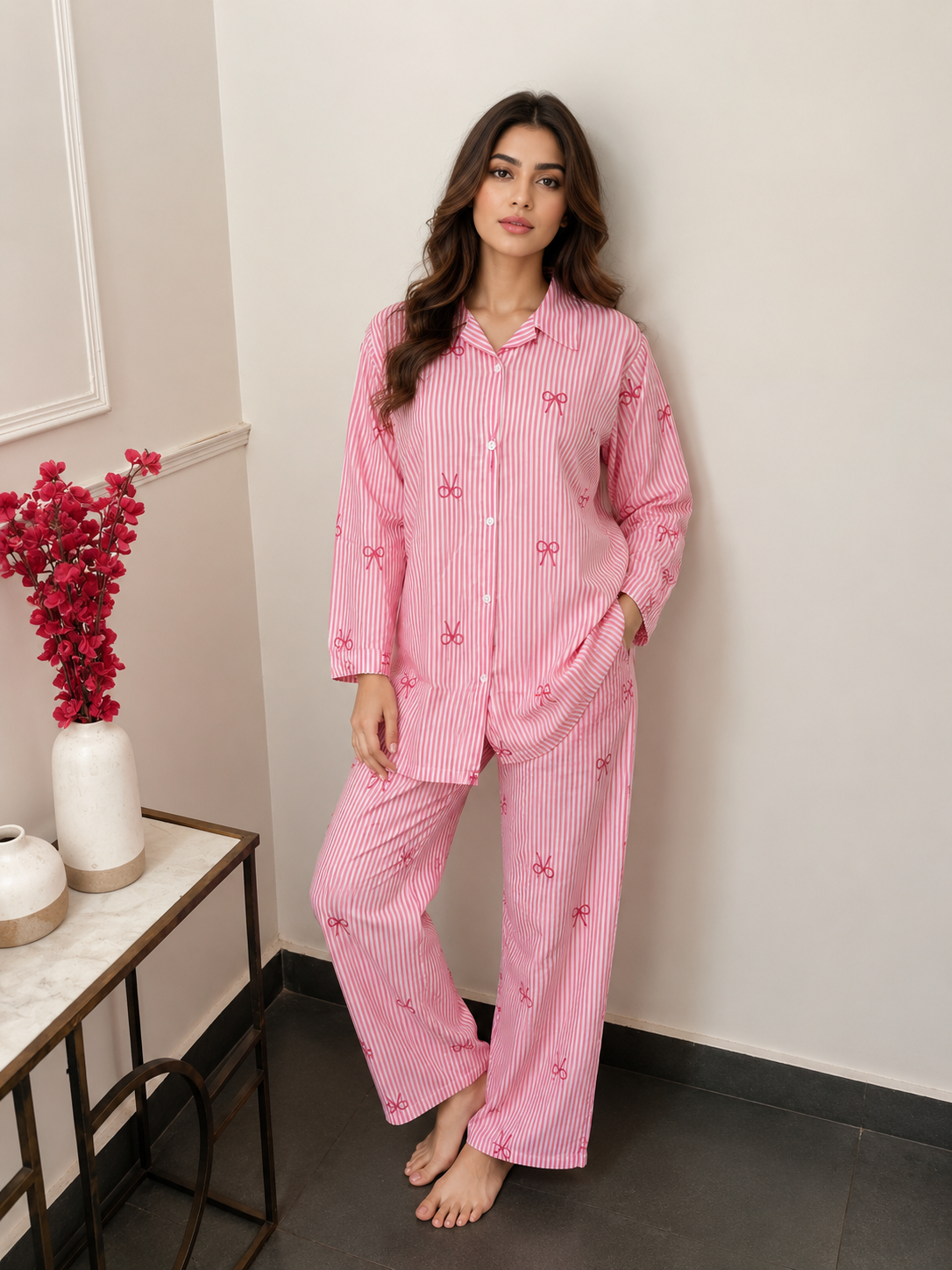 BLUSH NIGHT SUIT