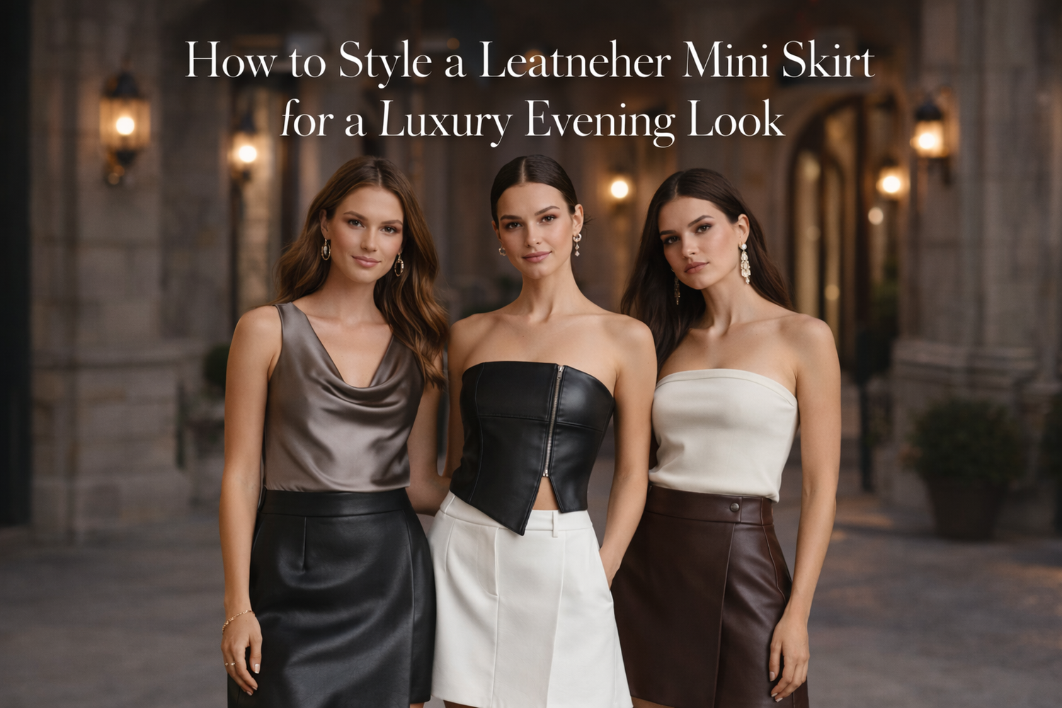 How to Style a Leather Mini Skirt for a Luxury Evening Look