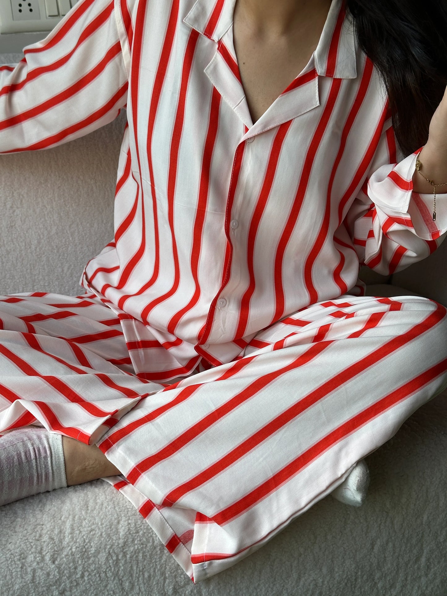 Kavi Stripes Nightsuit