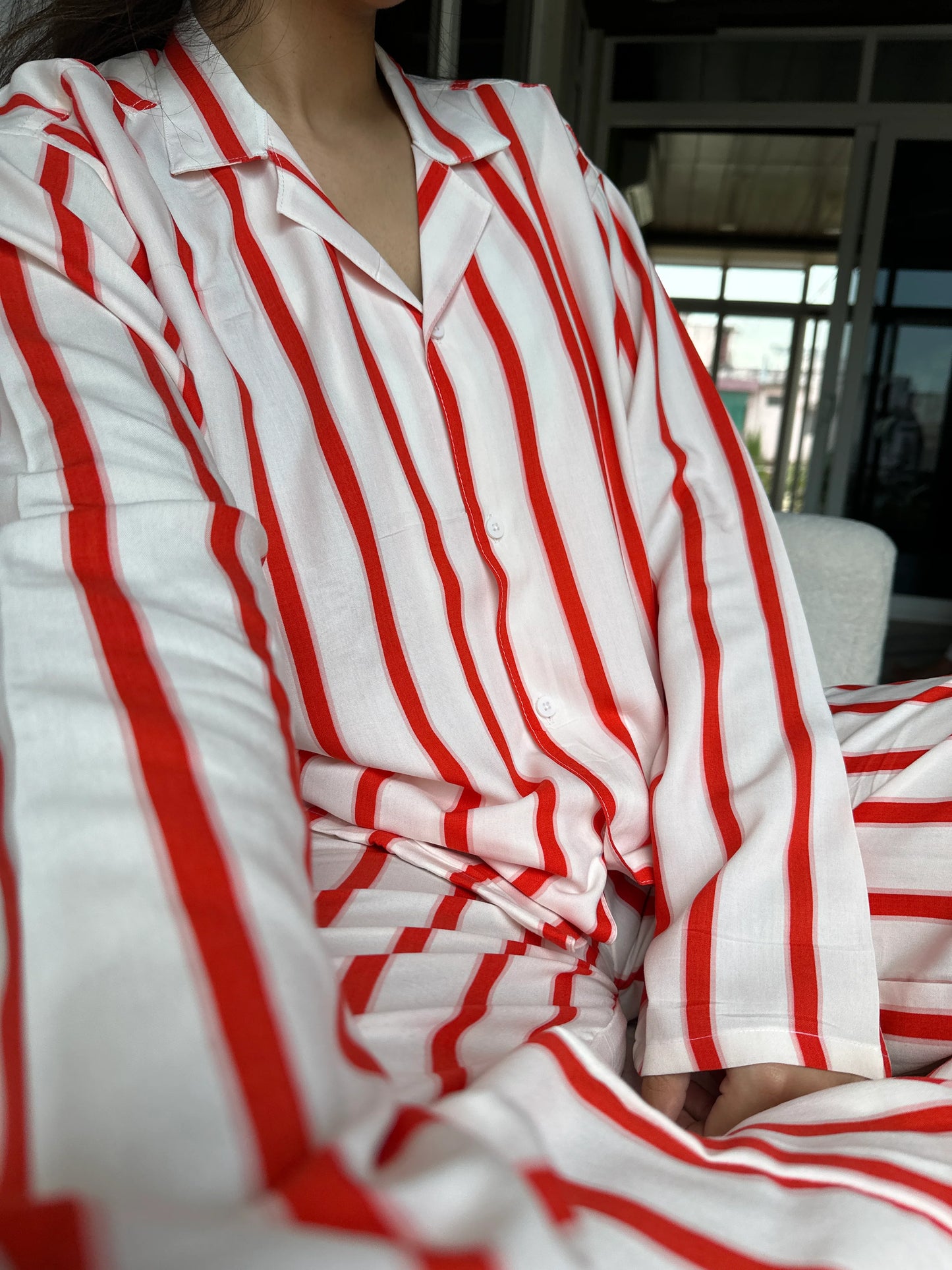 Kavi Stripes Nightsuit