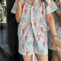 Popsicle Shorts Set