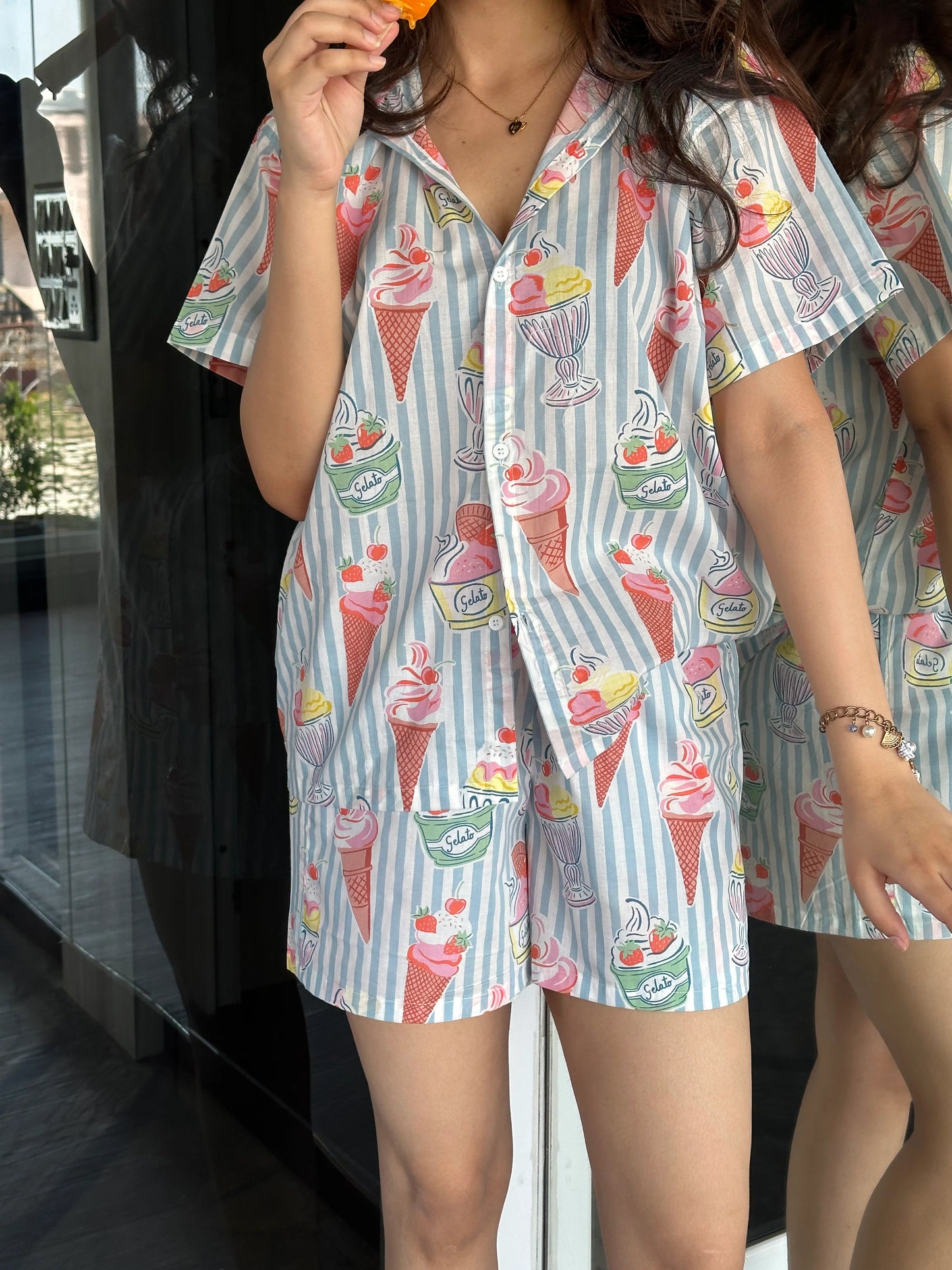 Popsicle Shorts Set