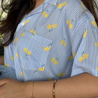 Lemon Line Shorts Set