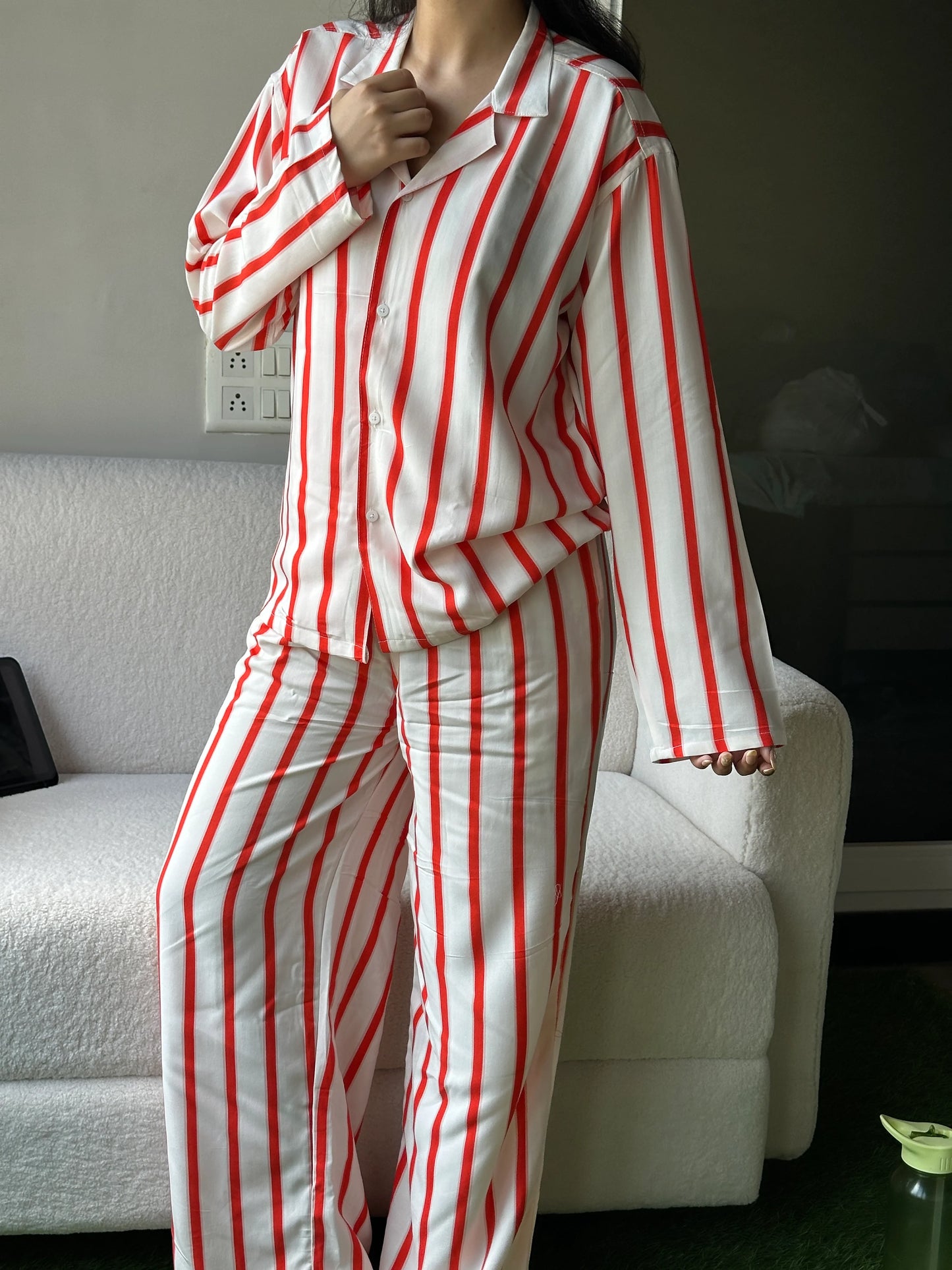Kavi Stripes Nightsuit