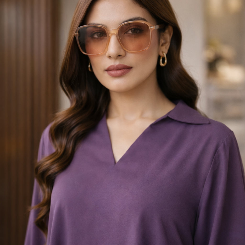 Plum Luxe Flow Co-ord Set – Effortless Elegance in Motion
