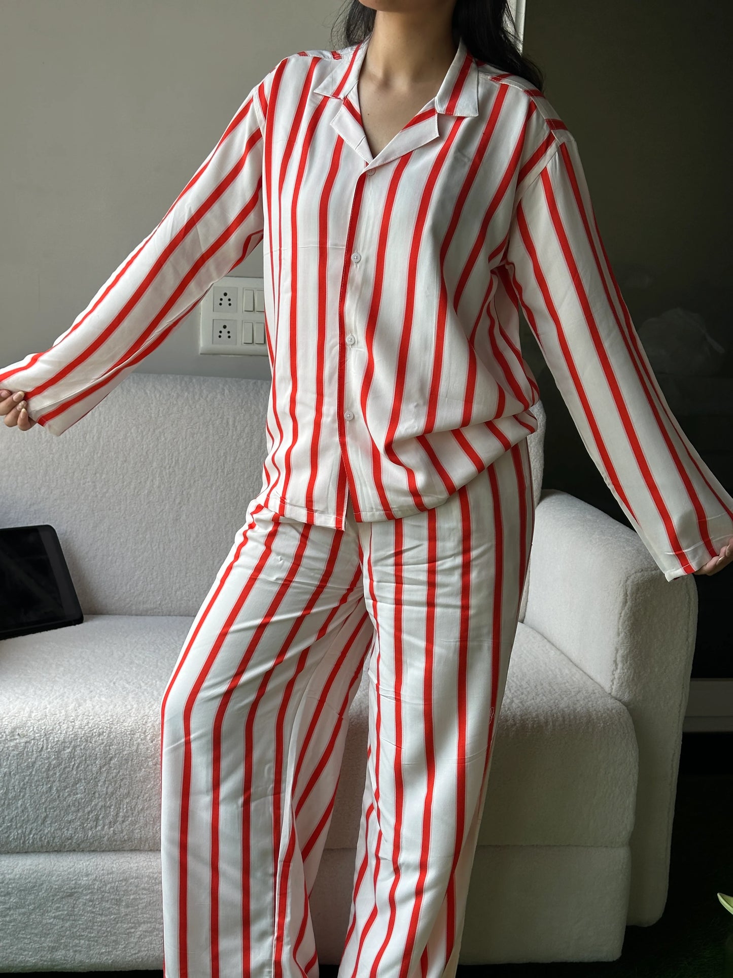 Kavi Stripes Nightsuit