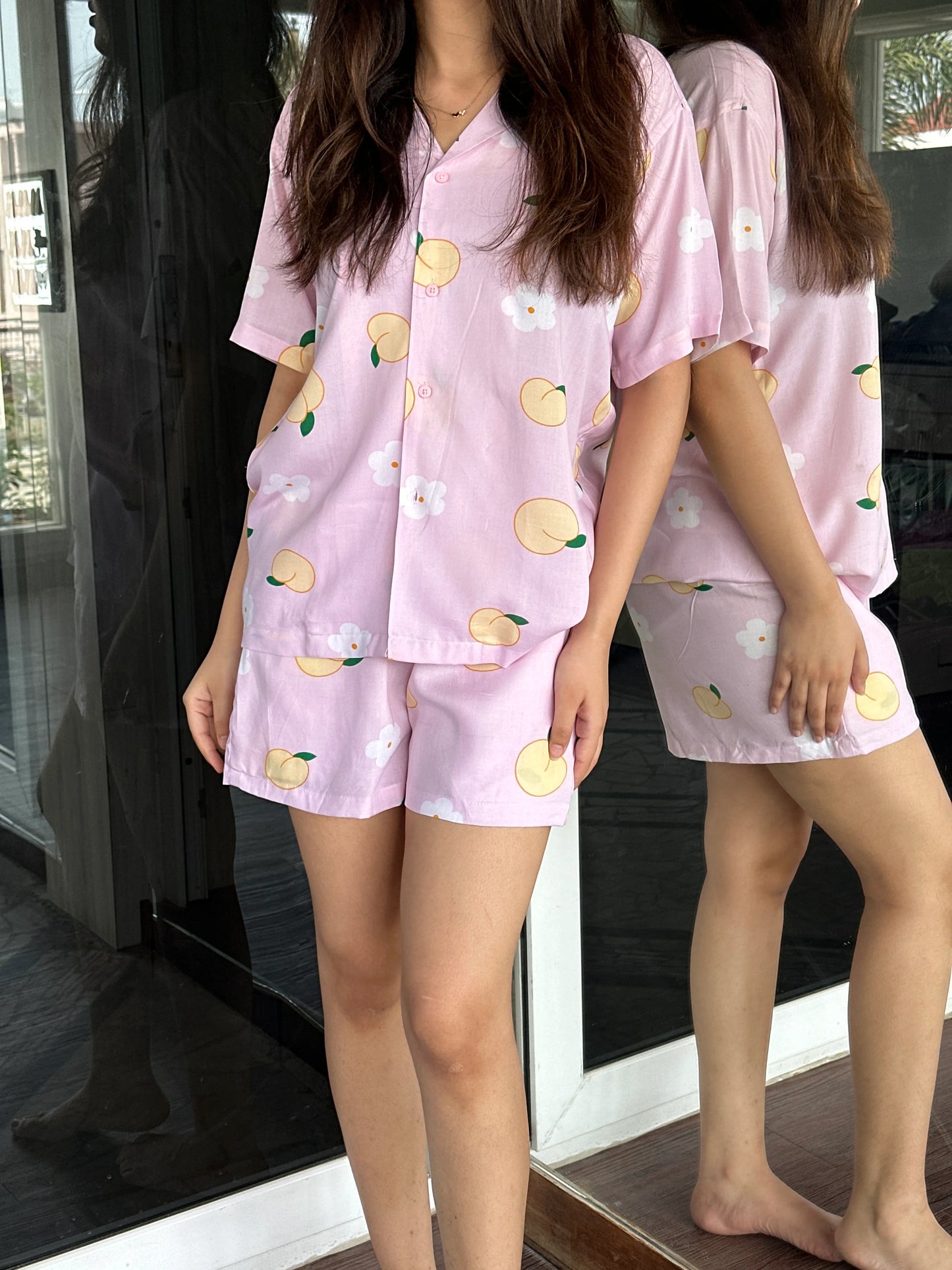 Peaches Shorts Set