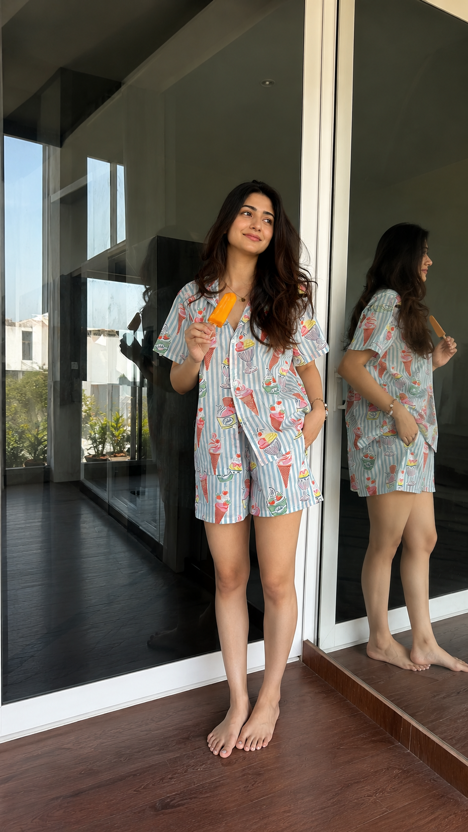 Popsicle Shorts Set