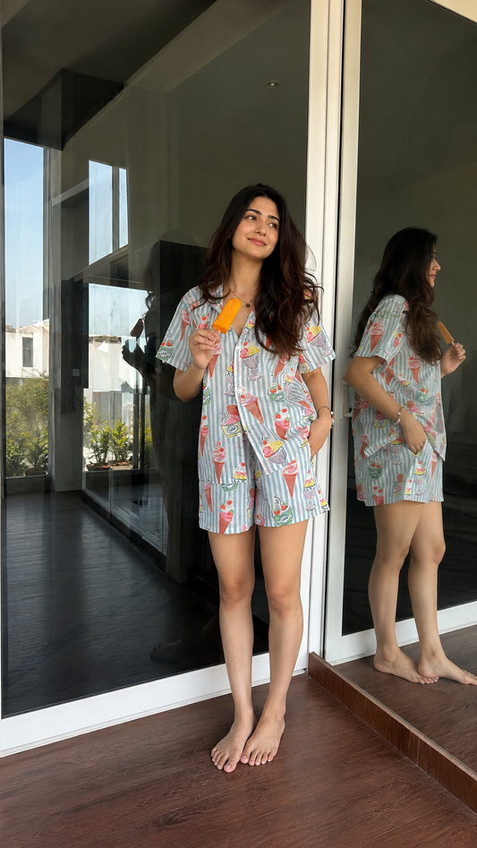 Popsicle Shorts Set
