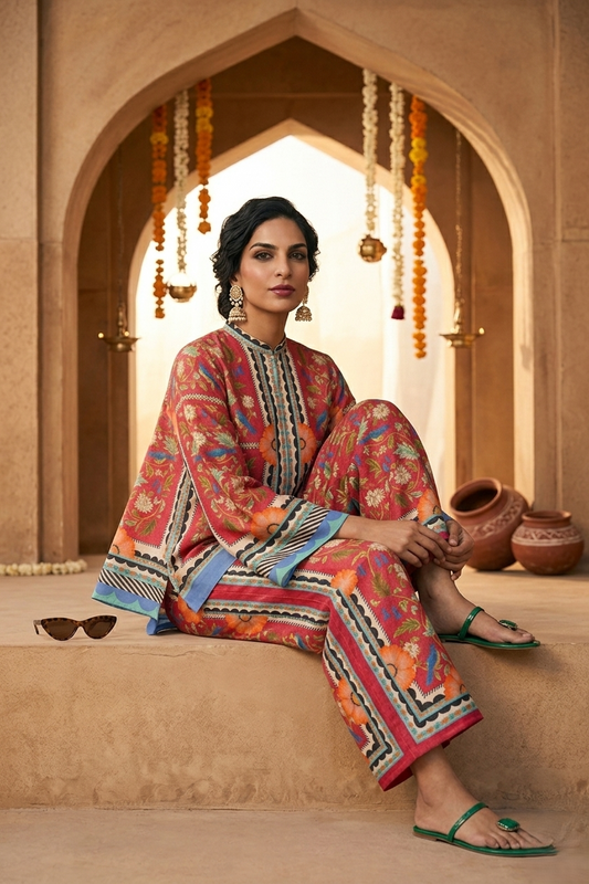 Ruby Garden Printed Co-ord Set