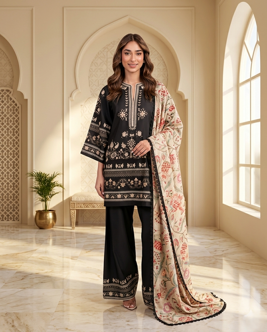 Noir Heritage Embroidered