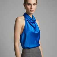 Luxe Satin Halter Top – Effortless Elegance in Every Drape