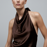 Luxe Satin Halter Top – Effortless Elegance in Every Drape