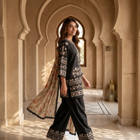 Noir Heritage Embroidered