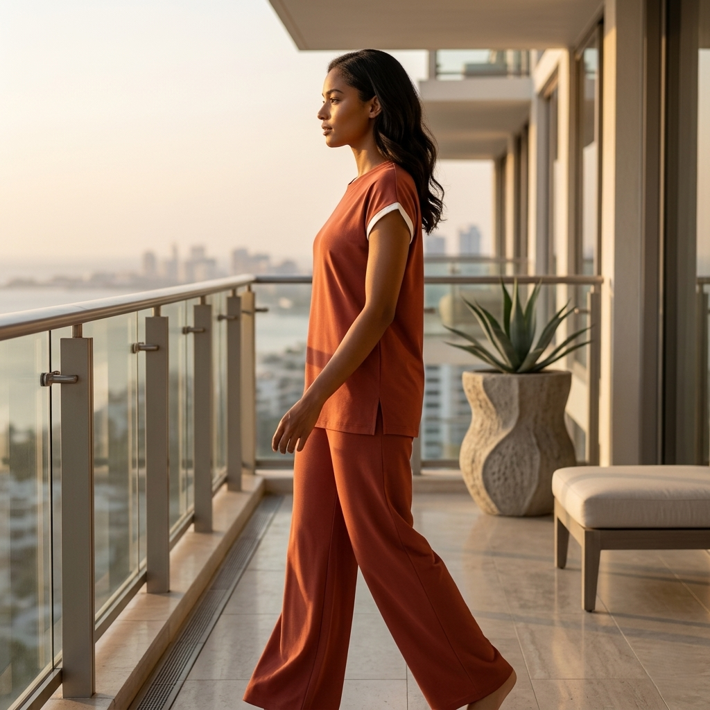 Premium Rust Lounge Set for Everyday Comfort & Effortless Style