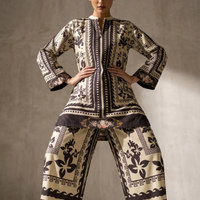 Ivory Noir Printed Co-Ord Set