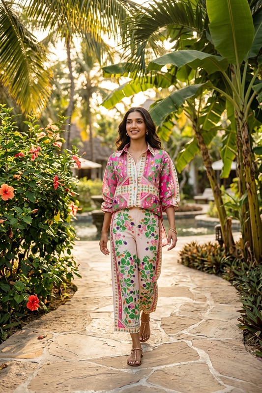 Tropical Bloom Co-ord Set