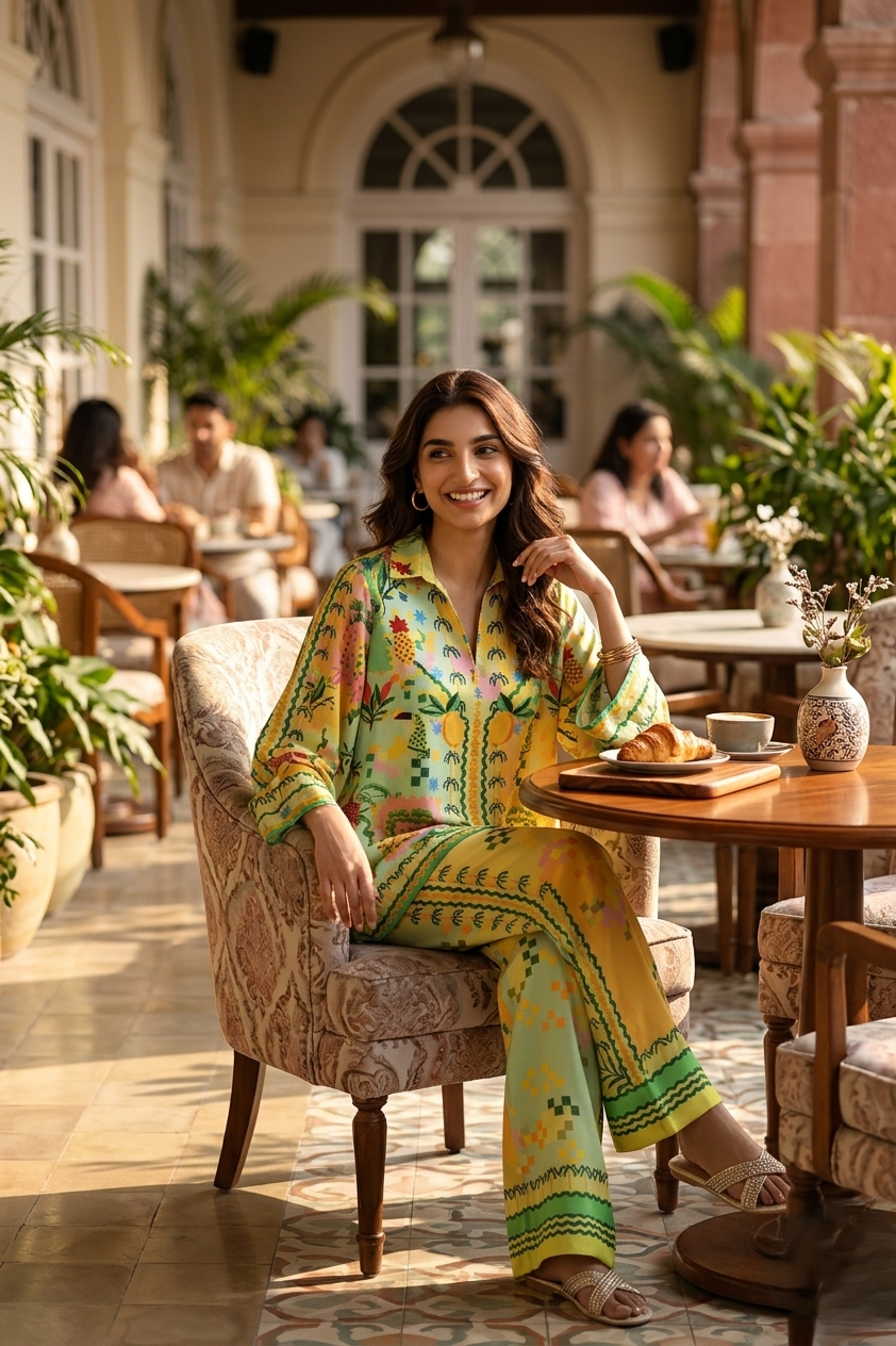 Citrus Meadow Co-Ord Set