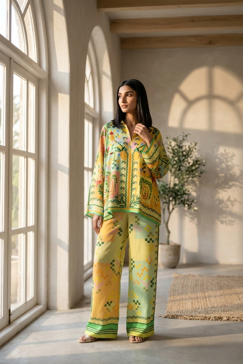 Citrus Meadow Co-Ord Set