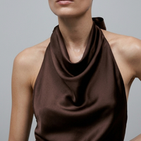Luxe Satin Halter Top – Effortless Elegance in Every Drape