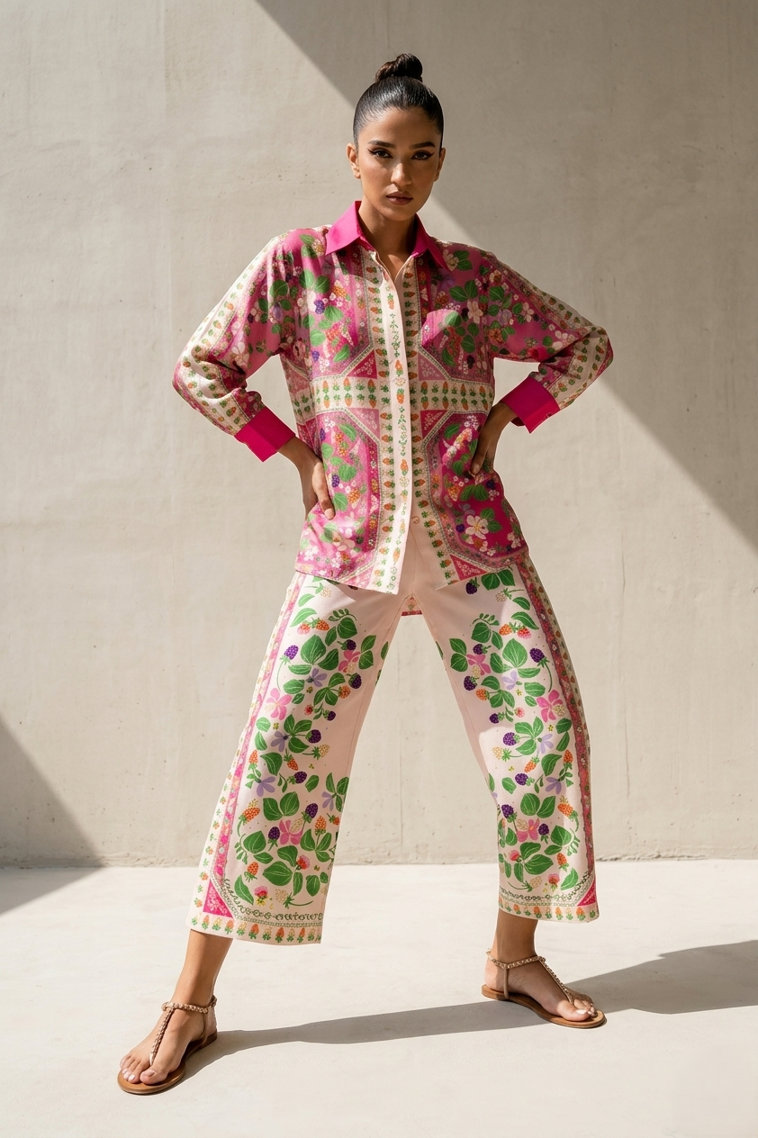Tropical Bloom Co-ord Set