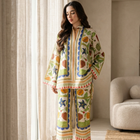 Verdant Mosaic Co-Ord Set