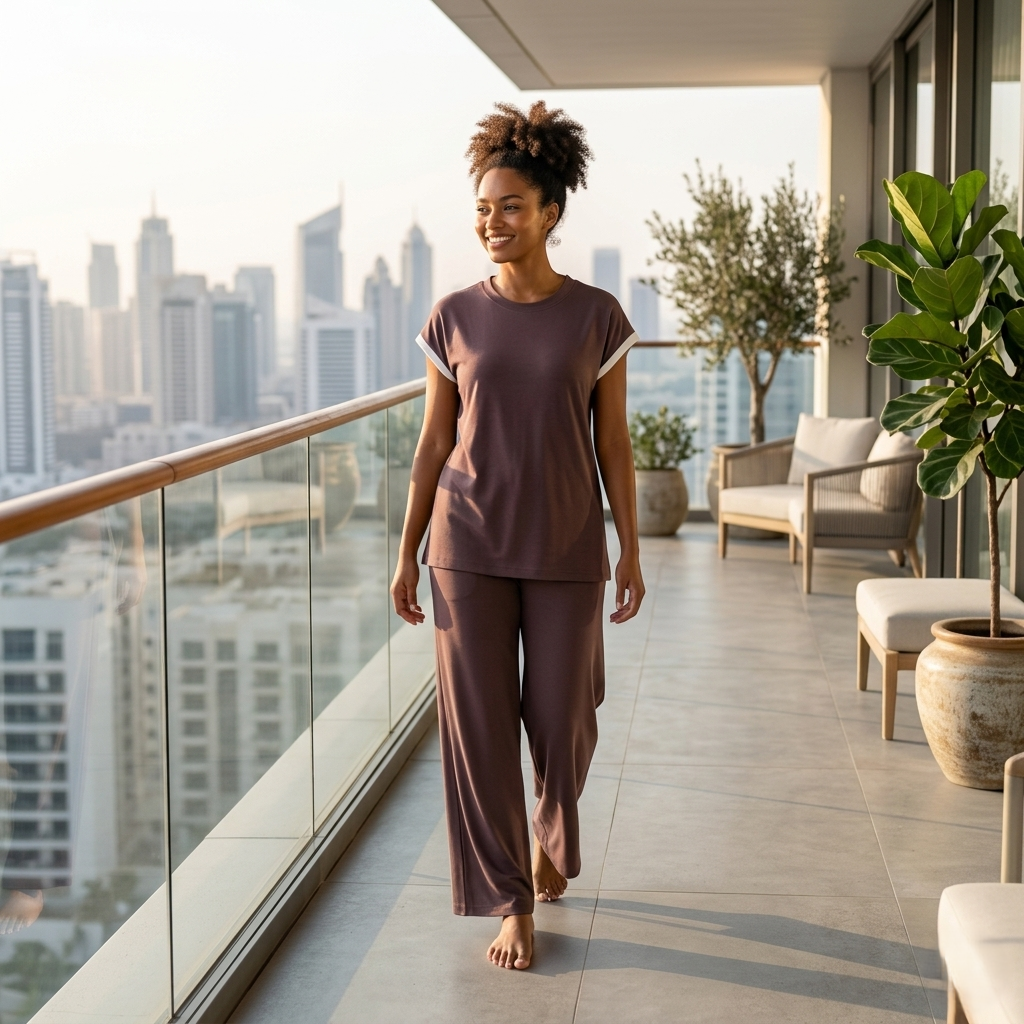 Elegant Cocoa Lounge Set for Relaxed Everyday Living