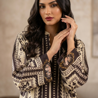 Ivory Noir Printed Co-Ord Set
