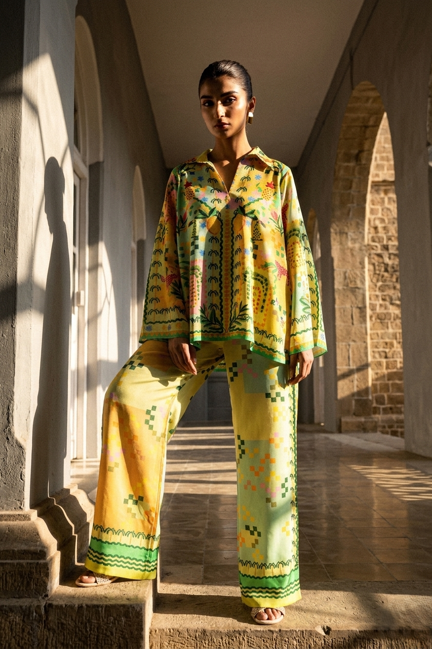 Citrus Meadow Co-Ord Set