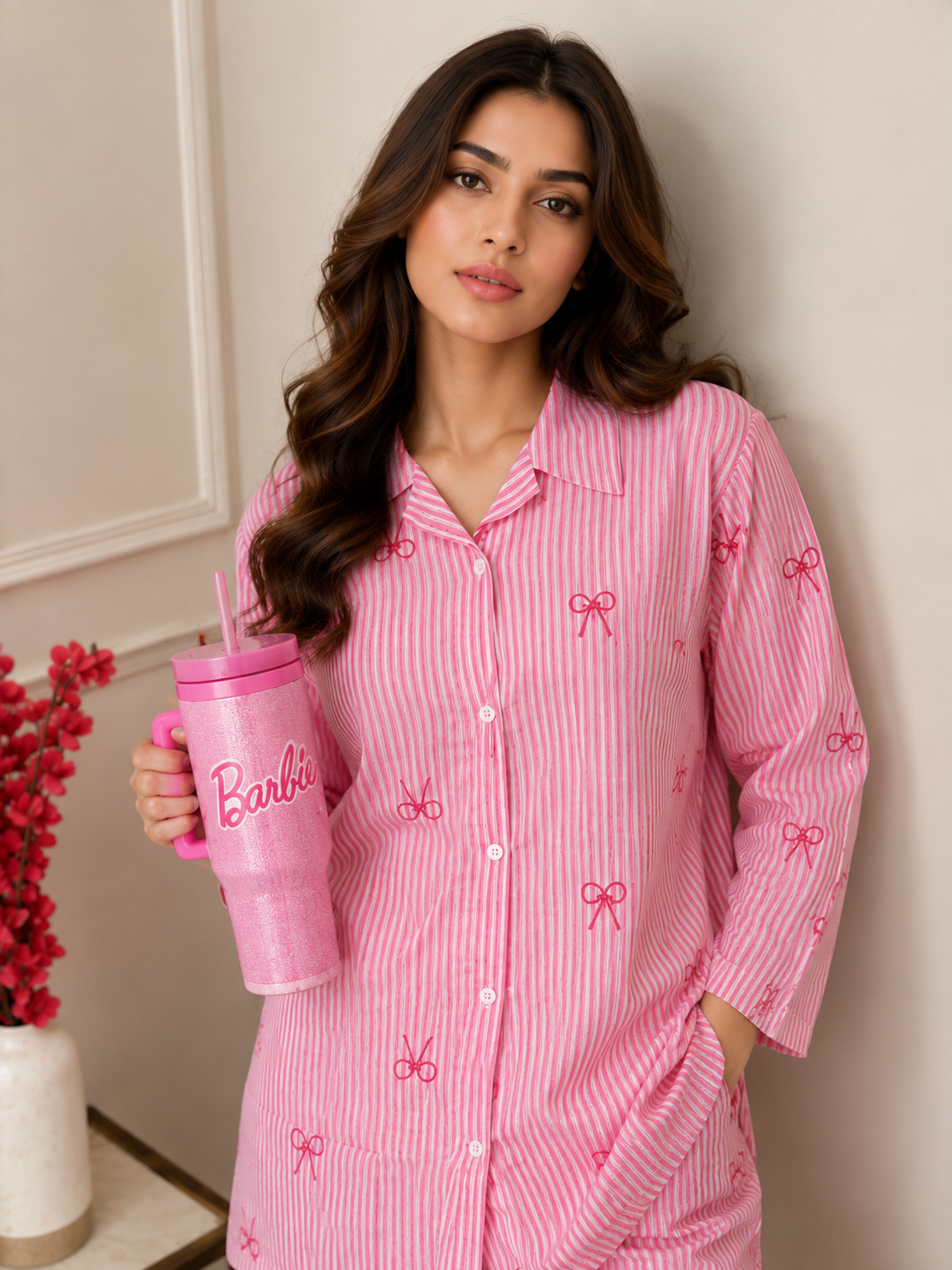 BLUSH NIGHT SUIT