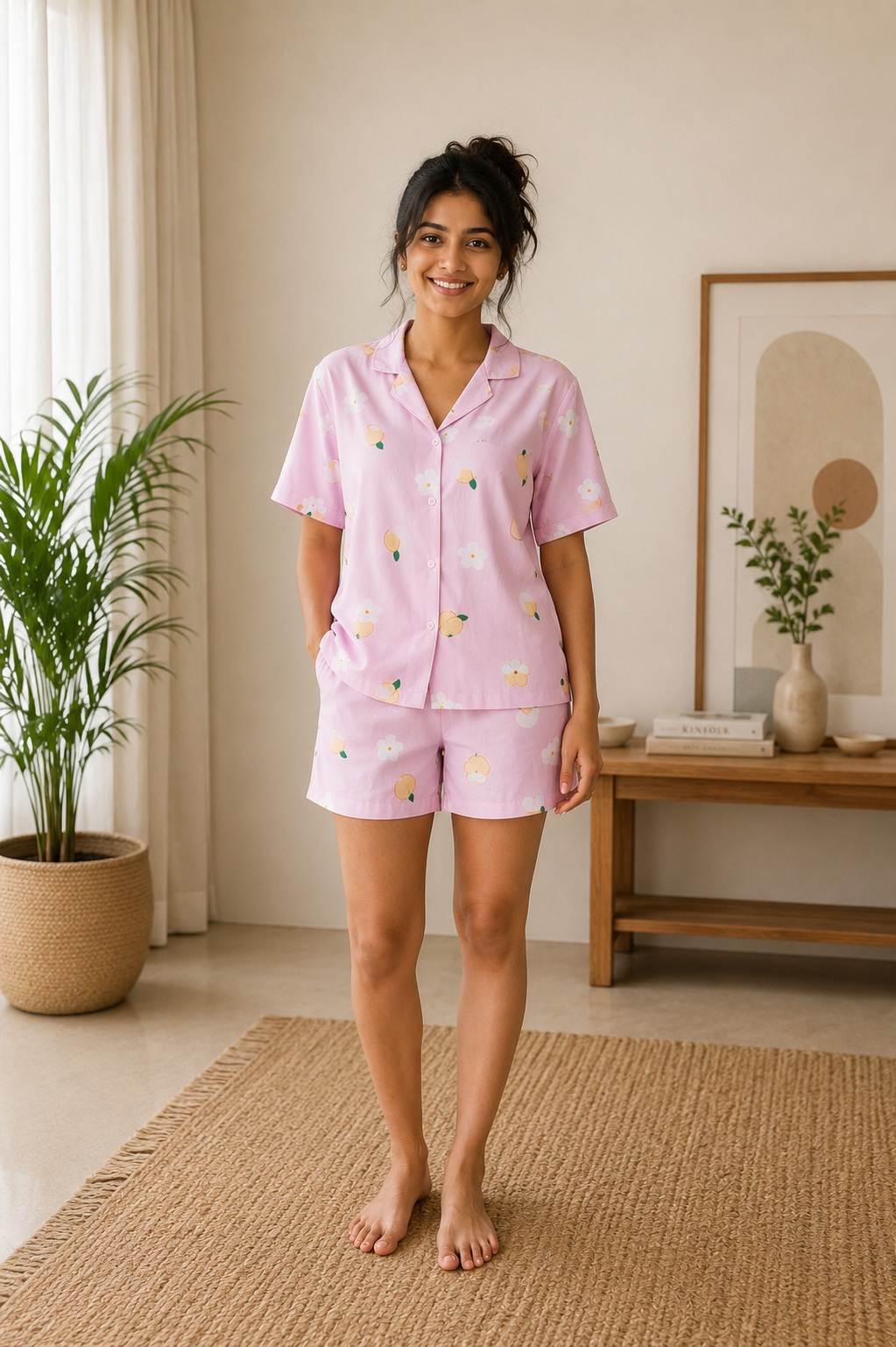 Peaches Shorts Set