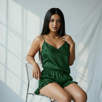 Silky Slip and Shorts Set