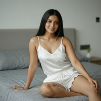 Silky Slip and Shorts Set