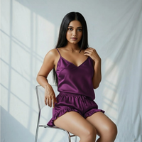 Silky Slip and Shorts Set