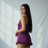 Silky Slip and Shorts Set