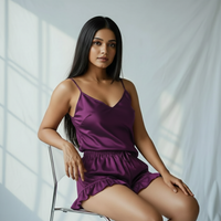 Silky Slip and Shorts Set