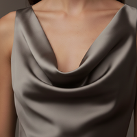 SATIN HALTER TOP WITH BOW DETAIL