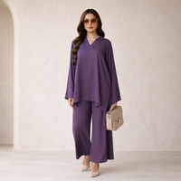 Plum Luxe Flow Co-ord Set – Effortless Elegance in Motion