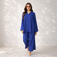 Midnight Blue Flow Co-ord Set – Relaxed Elegance, Refined Style